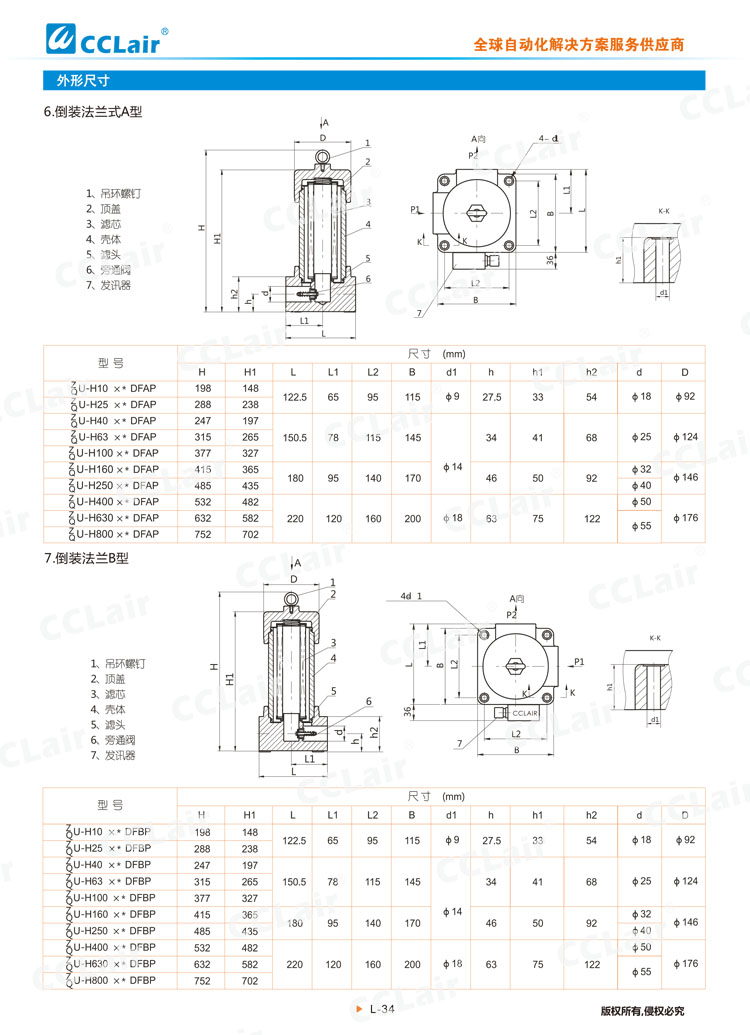 ZU-H、QU-H系列壓力管路過(guò)濾器-6