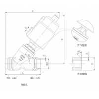 DIN11580-1/2/3,ISO4200/20371,DIN3239,ASME-BPE，焊接不銹鋼和鋁氣缸角座閥