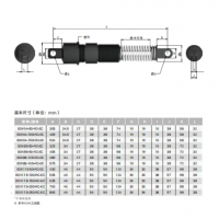 BDK64-50/100/150 BDK85-50/90/125/165，大型可調(diào)節(jié)液壓緩沖器BDK4225~115250